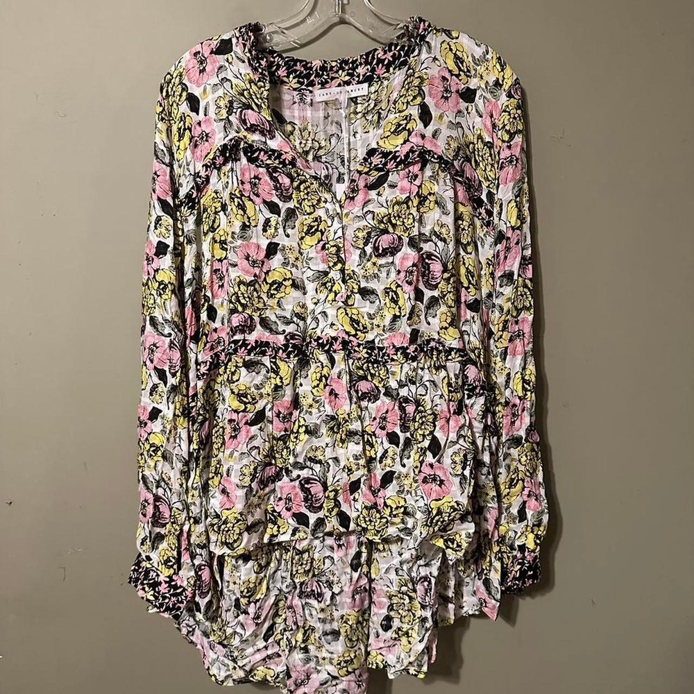 Multi-Color Blouse - Large Women's